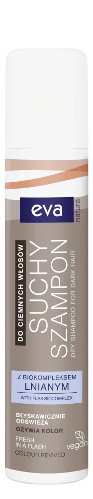 EVA NATURA Odświeżający suchy szampon do ciemnych włosów